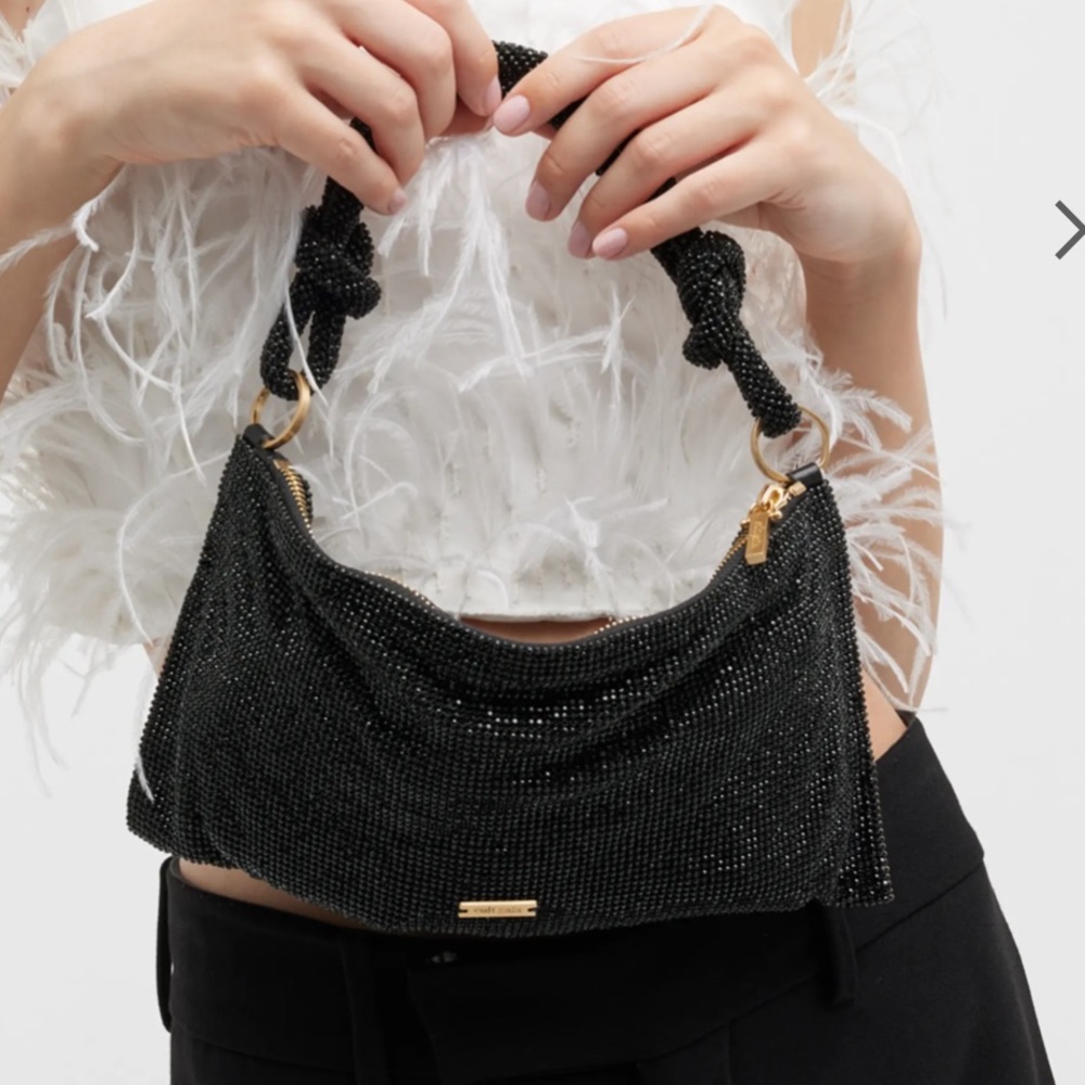 Cult Gaia Hera nano knotted embellished shoulder bag